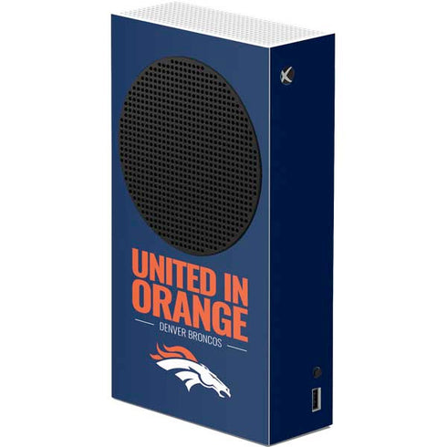 NFL Denver Broncos Team Motto Xbox Series S Console Skin